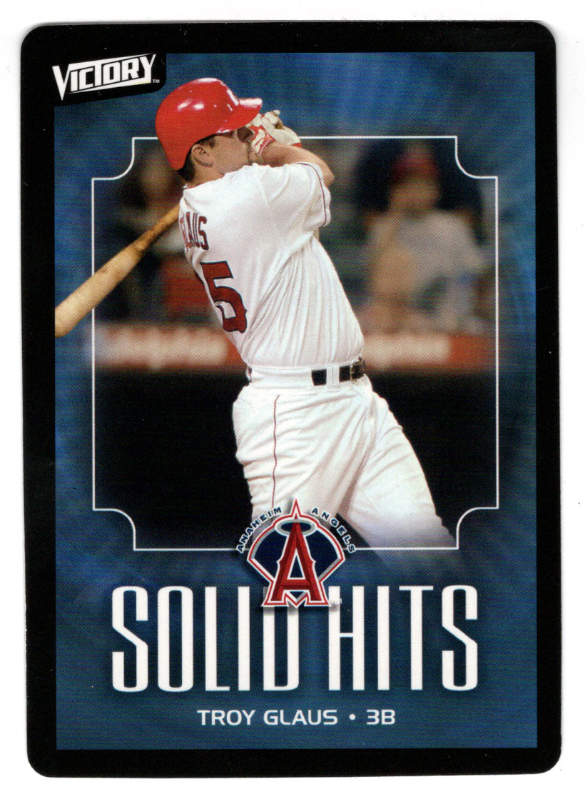 Troy Glaus - Anaheim Angels - Solid Hits (MLB Baseball Card) 2003 Upper Deck Victory # 127 Mint