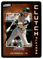 Luis Gonzalez - Arizona Diamondbacks - Clutch Players (MLB Baseball Card) 2003 Upper Deck Victory # 141 Mint