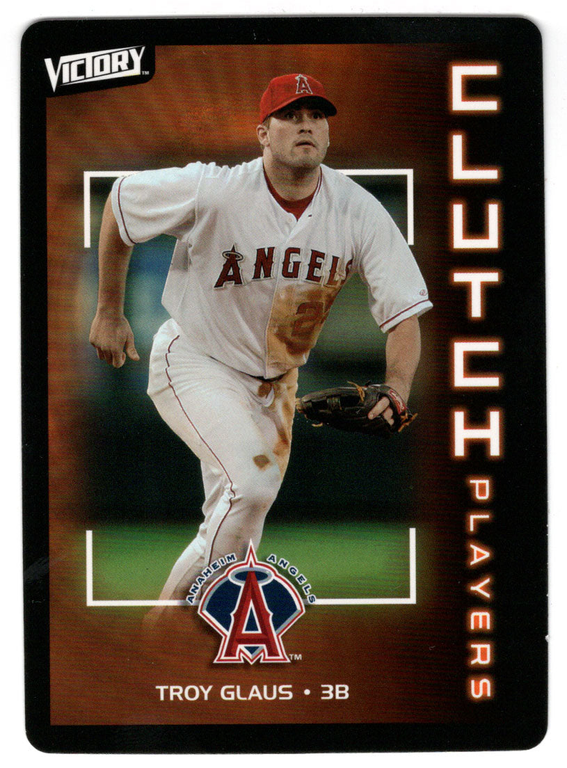 Troy Glaus - Anaheim Angels - Clutch Players (MLB Baseball Card) 2003 Upper Deck Victory # 148 Mint