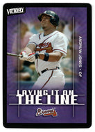 Andruw Jones - Atlanta Braves - Laying It On The Line (MLB Baseball Card) 2003 Upper Deck Victory # 150 Mint