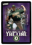 Barry Zito - Oakland Athletics - Laying It On The Line (MLB Baseball Card) 2003 Upper Deck Victory # 151 Mint