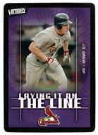 J.D. Drew - St. Louis Cardinals - Laying It On The Line (MLB Baseball Card) 2003 Upper Deck Victory # 155 Mint
