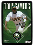 Miguel Tejada - Oakland Athletics - True Gamers (MLB Baseball Card) 2003 Upper Deck Victory # 173 Mint