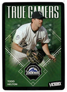 Todd Helton - Colorado Rockies - True Gamers (MLB Baseball Card) 2003 Upper Deck Victory # 177 Mint