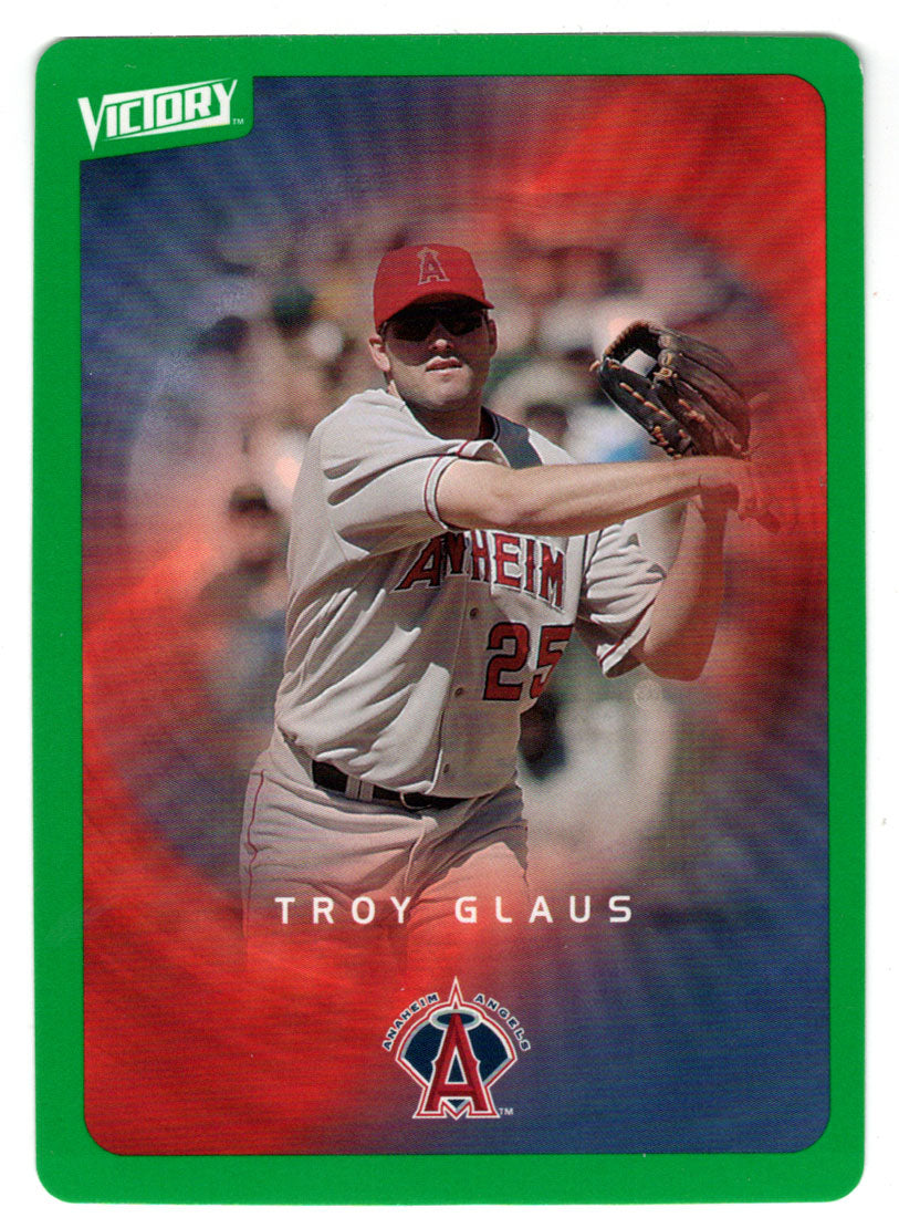 Troy Glaus - Anaheim Angels - Tier 1 Green (MLB Baseball Card) 2003 Upper Deck Victory # 1 Mint
