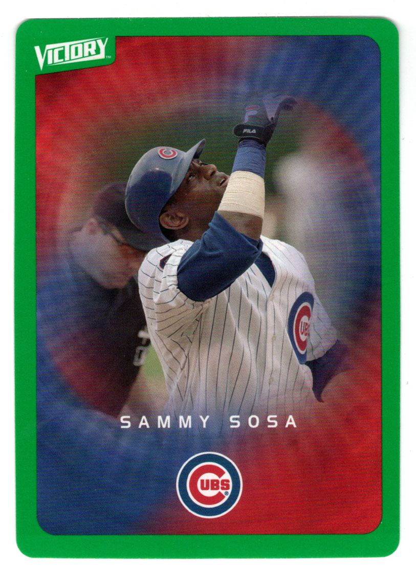 Sammy Sosa - Chicago Cubs - Tier 1 Green (MLB Baseball Card) 2003 Upper Deck Victory # 22 Mint