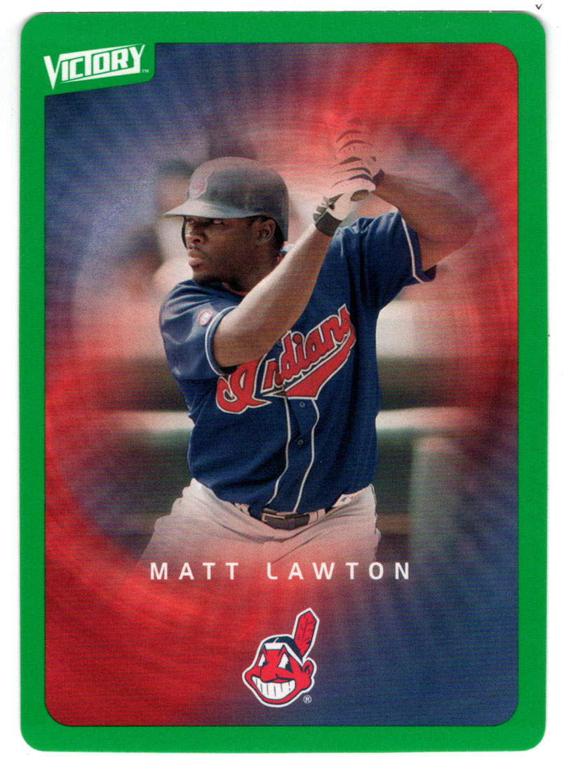Matt Lawton - Cleveland Indians - Tier 1 Green (MLB Baseball Card) 2003 Upper Deck Victory # 32 Mint