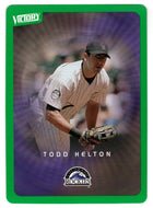 Todd Helton - Colorado Rockies - Tier 1 Green (MLB Baseball Card) 2003 Upper Deck Victory # 34 Mint