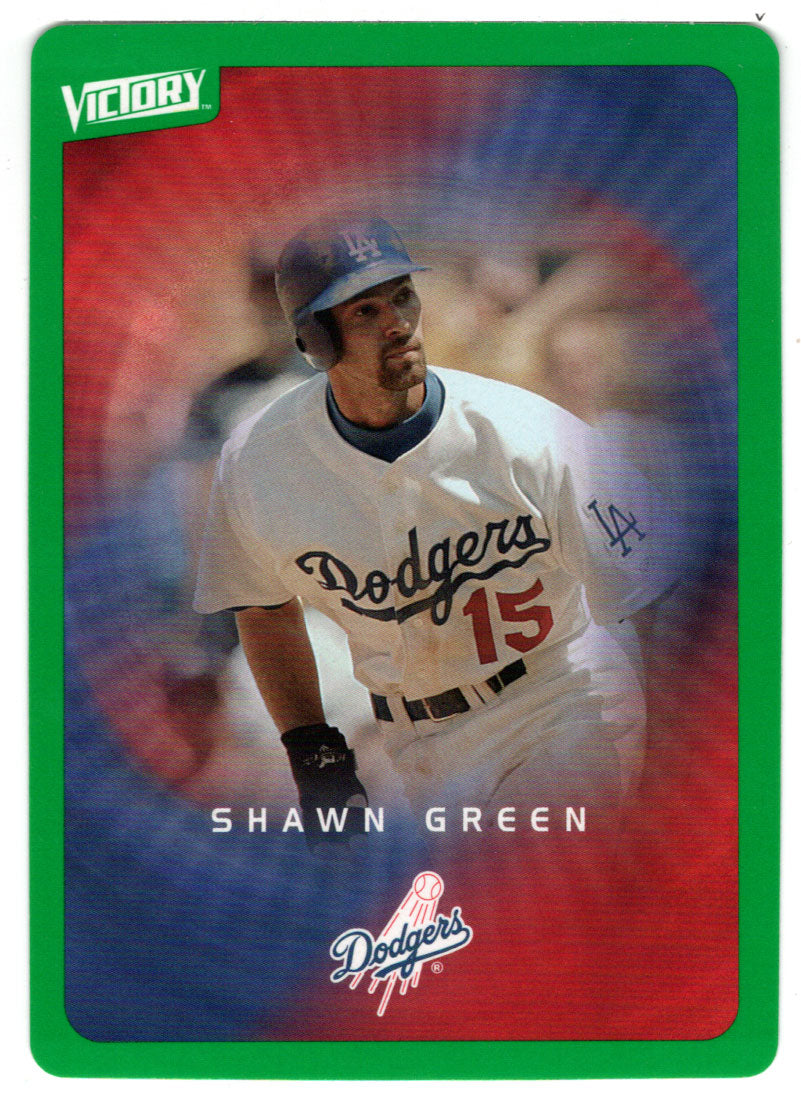 Shawn Green - Los Angeles Dodgers - Tier 1 Green (MLB Baseball Card) 2003 Upper Deck Victory # 41 Mint