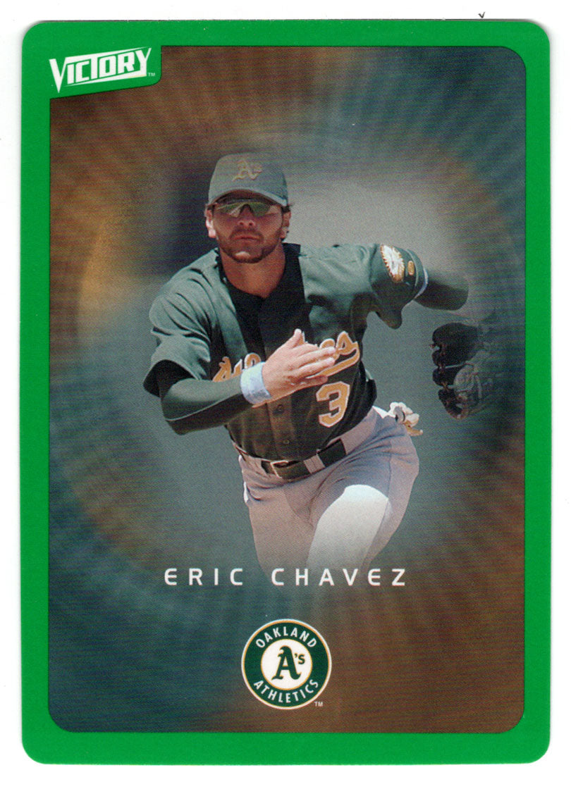 Eric Chavez - Oakland Athletics - Tier 1 Green (MLB Baseball Card) 2003 Upper Deck Victory # 63 Mint