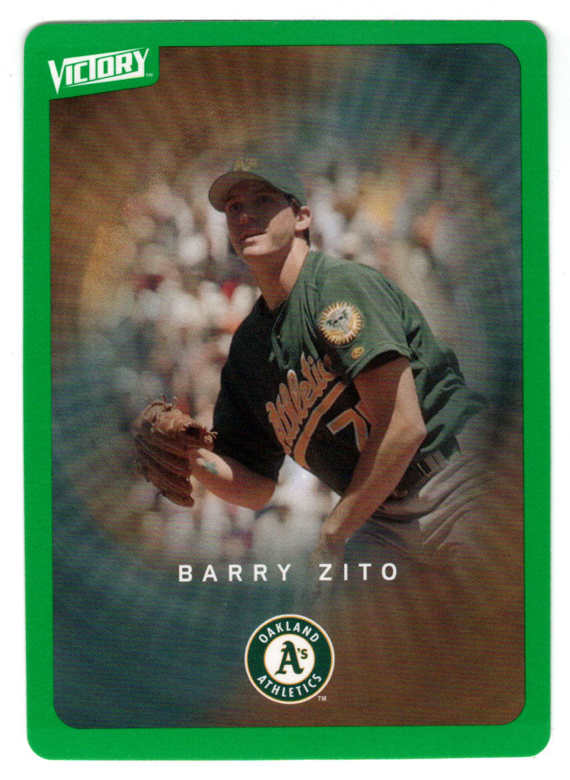 Barry Zito - Oakland Athletics - Tier 1 Green (MLB Baseball Card) 2003 Upper Deck Victory # 64 Mint