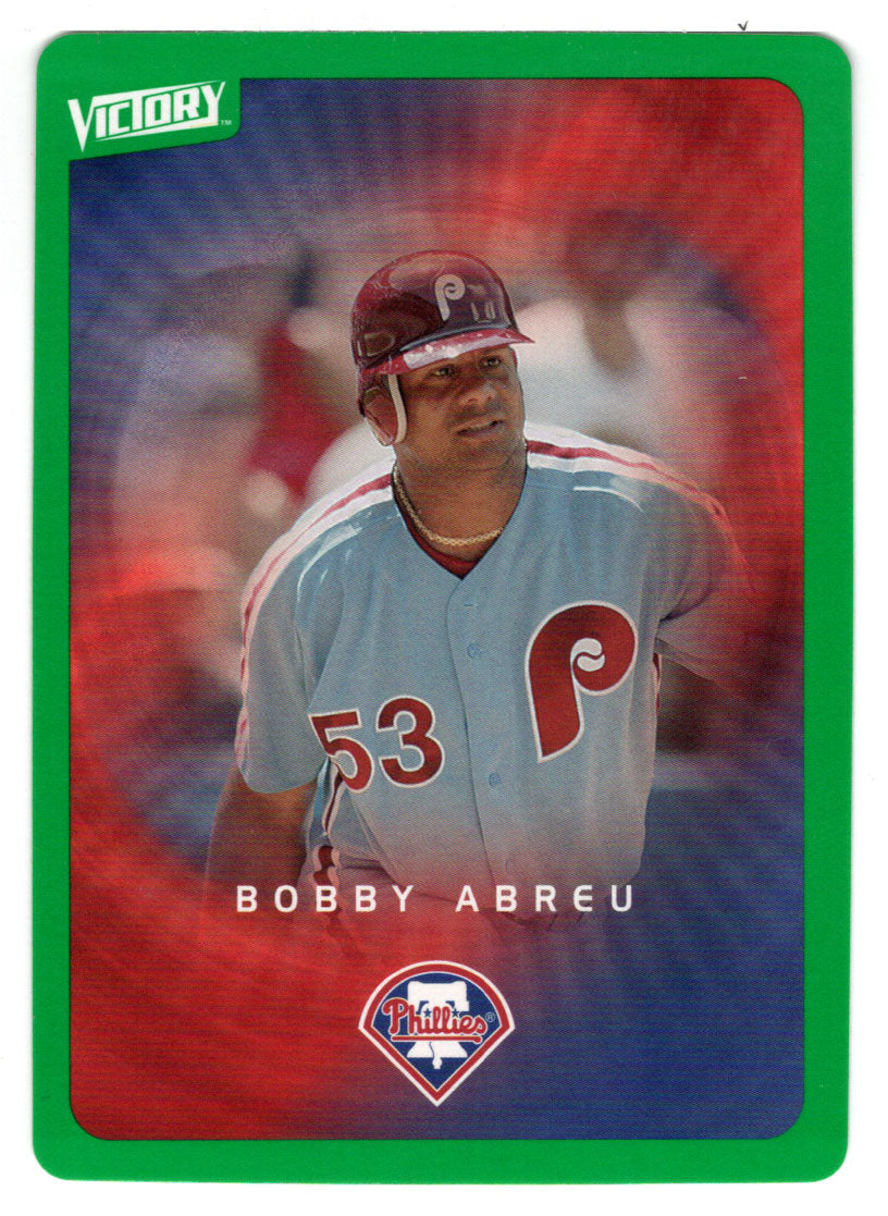 Bobby Abreu - Philadelphia Phillies - Tier 1 Green (MLB Baseball Card) 2003 Upper Deck Victory # 68 Mint