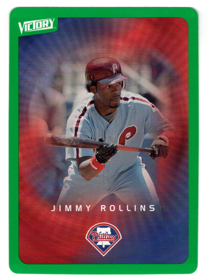Jimmy Rollins - Philadelphia Phillies - Tier 1 Green (MLB Baseball Card) 2003 Upper Deck Victory # 69 Mint
