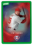 Jim Thome - Philadelphia Phillies - Tier 1 Green (MLB Baseball Card) 2003 Upper Deck Victory # 71 Mint