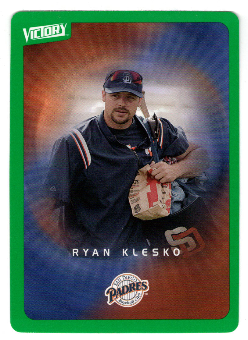 Ryan Klesko - San Diego Padres - Tier 1 Green (MLB Baseball Card) 2003 Upper Deck Victory # 76 Mint