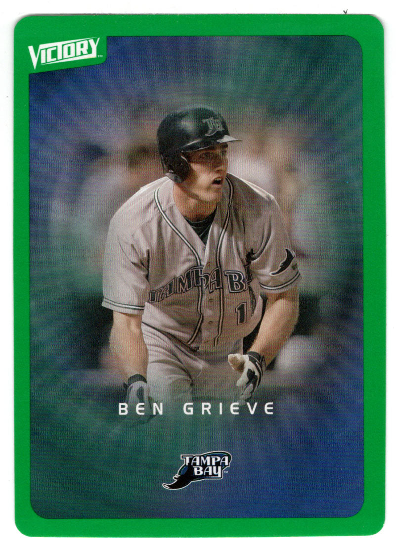 Ben Grieve - Tampa Bay Devil Rays - Tier 1 Green (MLB Baseball Card) 2003 Upper Deck Victory # 90 Mint