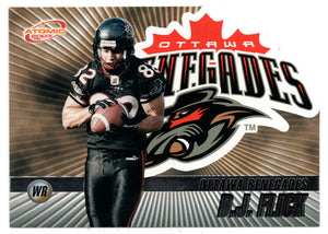 D.J. Flick - Ottawa Renegades (CFL Football Card) 2003 Pacific Atomic # 59 Mint