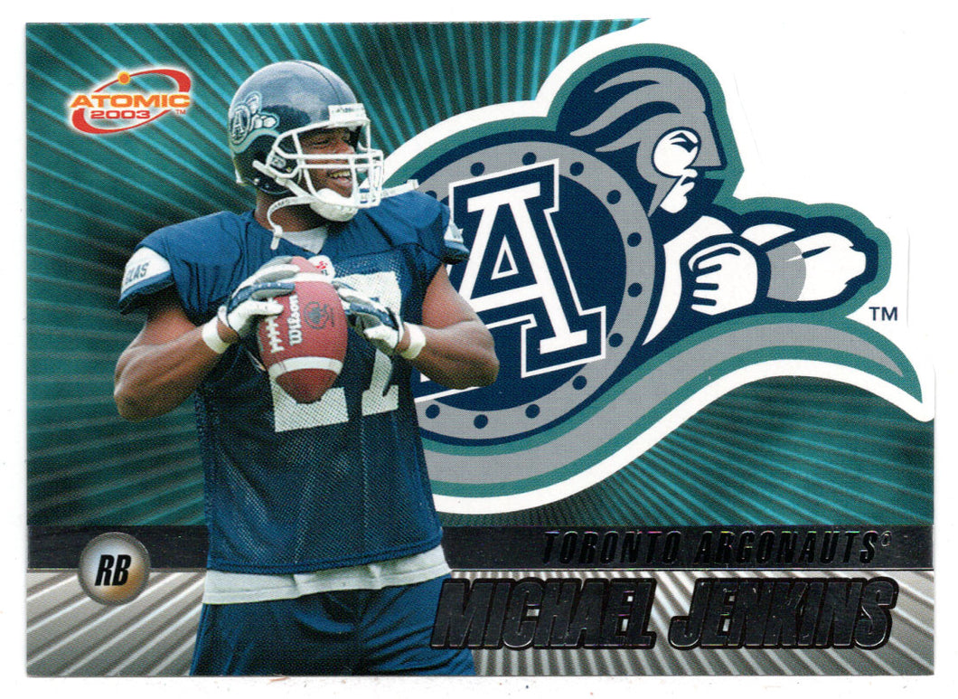 Michael Jenkins - Toronto Argonauts (CFL Football Card) 2003 Pacific Atomic # 82 Mint