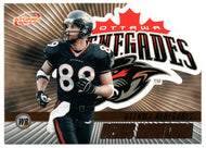 Denis Montana 161/175 - Ottawa Renegades - Gold Edition (CFL Football Card) 2003 Pacific Atomic # 66 Mint