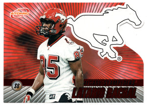 Latario Rachal - Calgary Stampeders - Red Edition (CFL Football Card) 2003 Pacific Atomic # 22 Mint