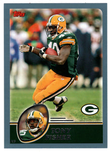 Tony Fisher - Green Bay Packers (NFL Football Card) 2003 Topps # 8 Mint
