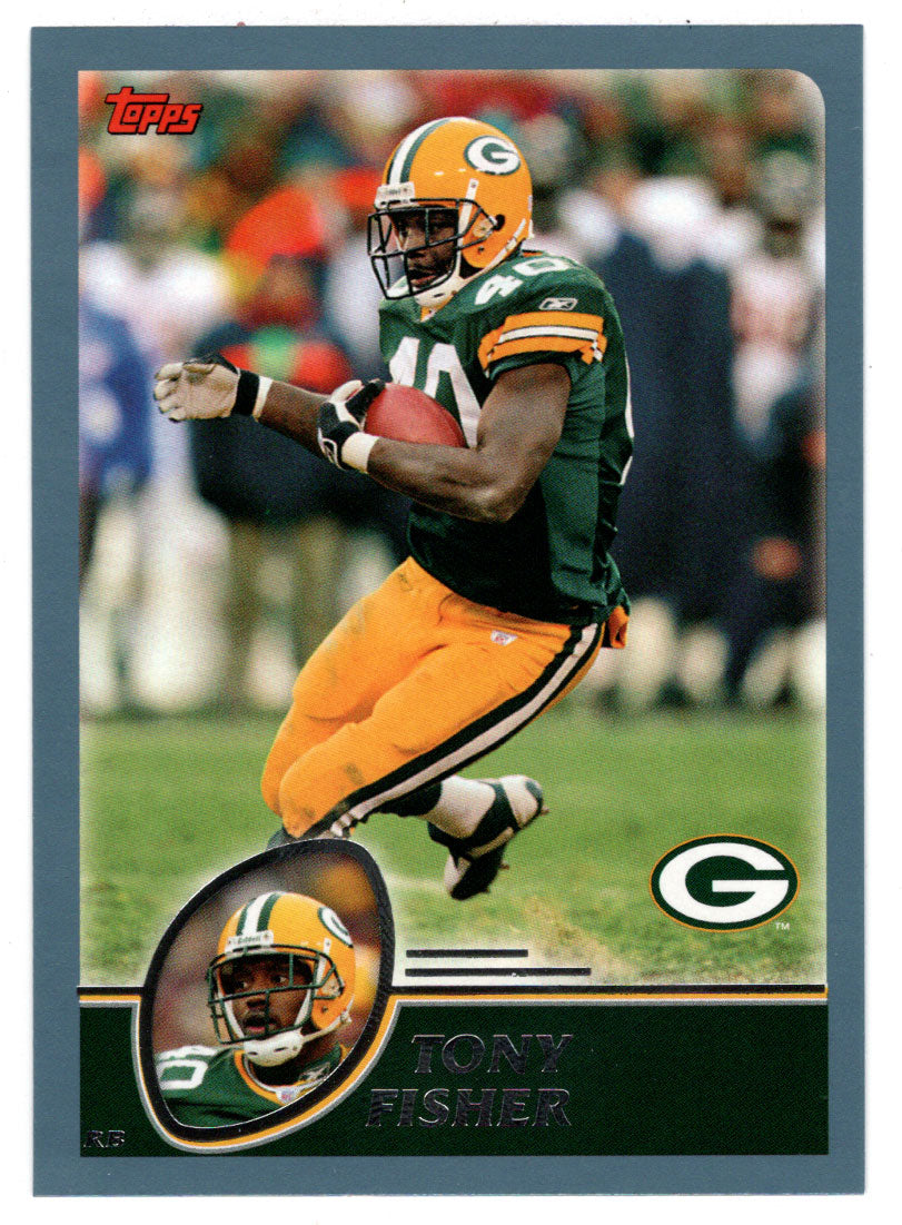 Tony Fisher - Green Bay Packers (NFL Football Card) 2003 Topps # 8 Mint