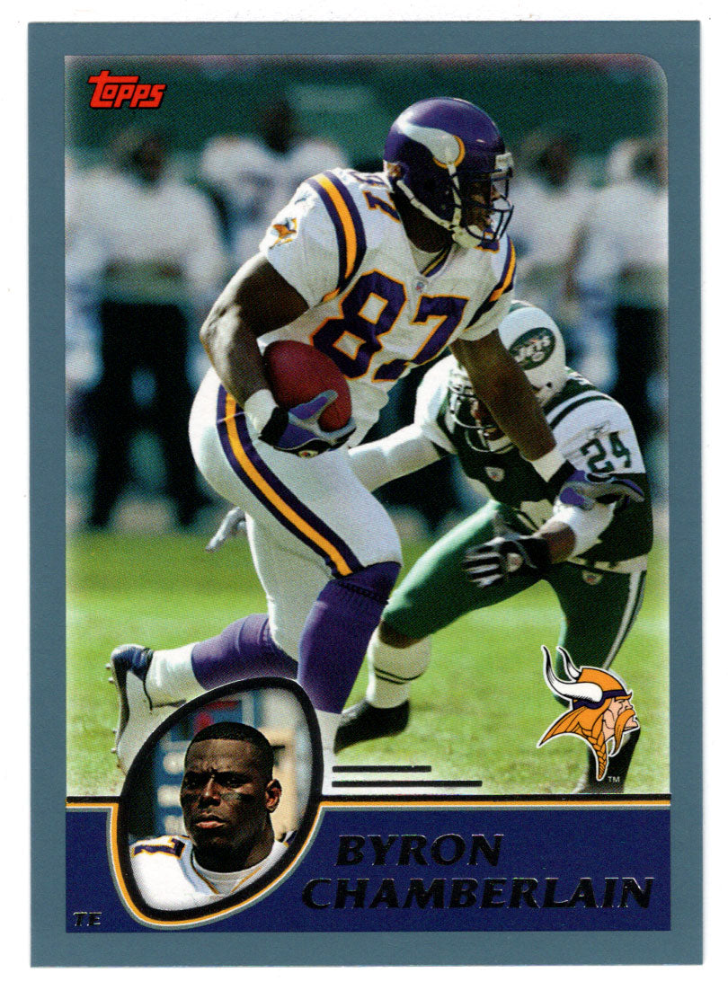 Byron Chamberlain - Minnesota Vikings (NFL Football Card) 2003 Topps # 10 Mint