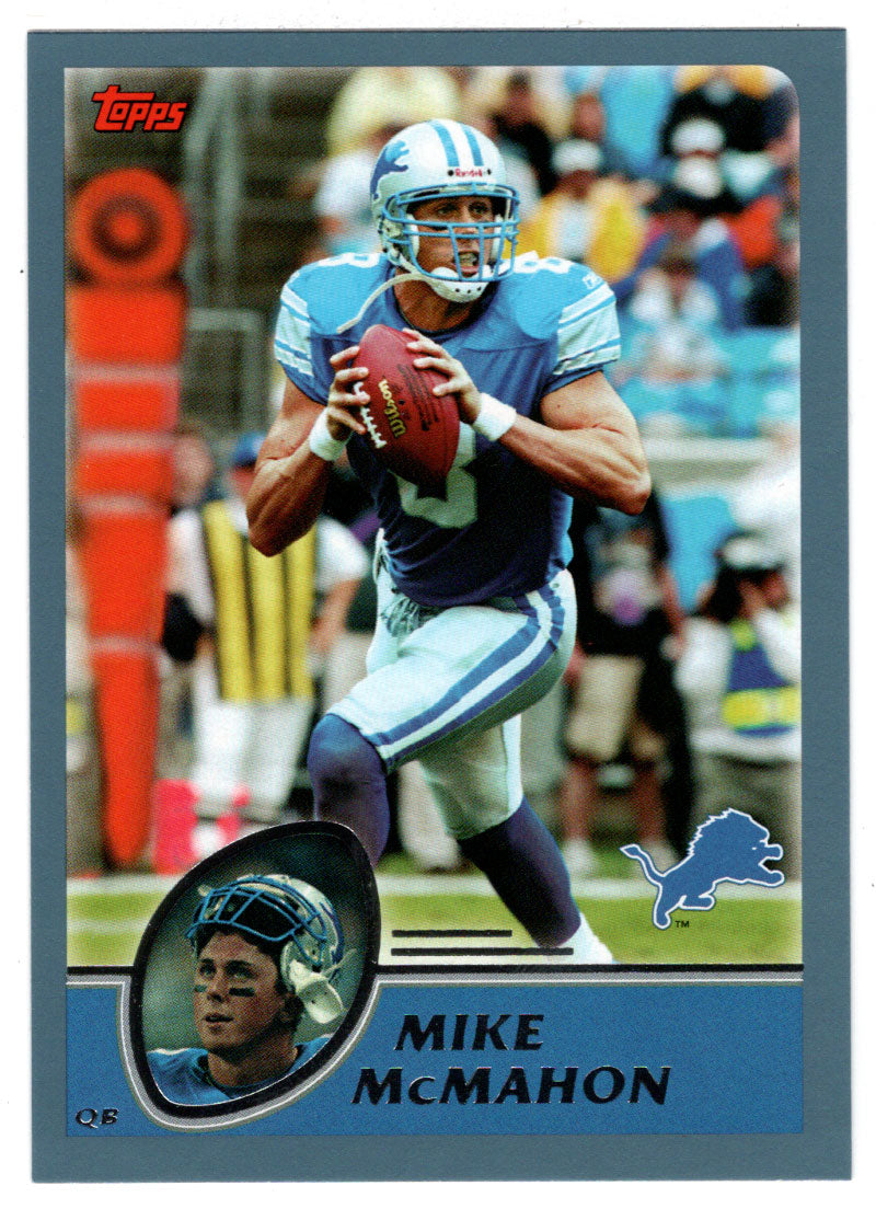 Mike McMahon - Detroit Lions (NFL Football Card) 2003 Topps # 48 Mint