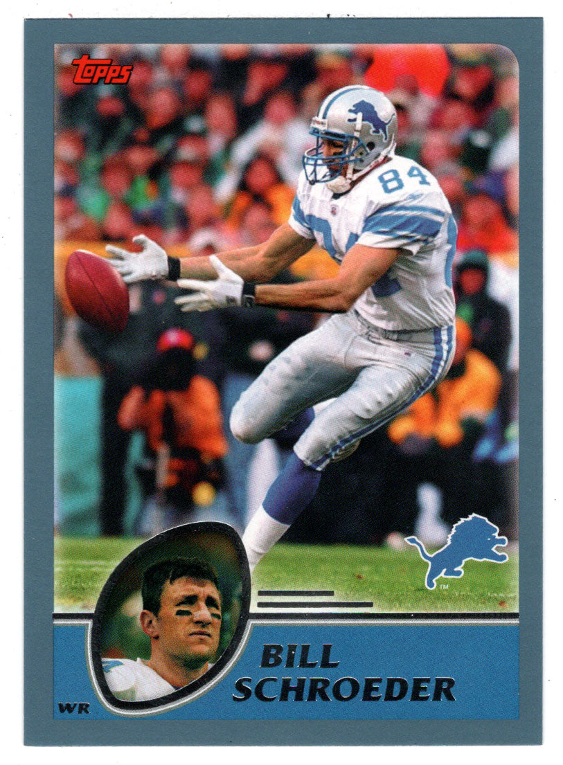 Bill Schroeder - Detroit Lions (NFL Football Card) 2003 Topps # 65 Mint