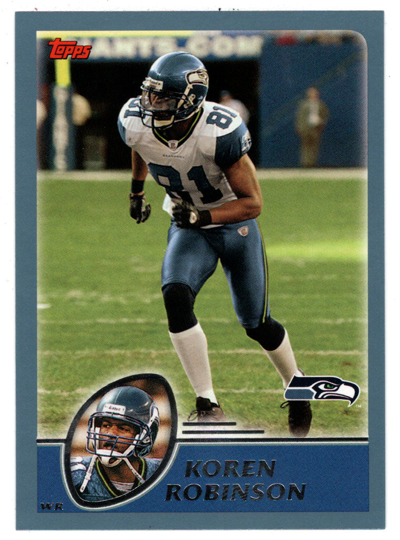 Koren Robinson - Seattle Seahawks (NFL Football Card) 2003 Topps # 73 Mint