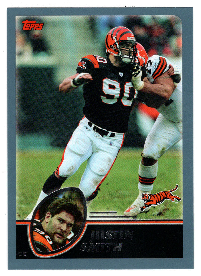 Justin Smith - Cincinnati Bengals (NFL Football Card) 2003 Topps # 78 Mint