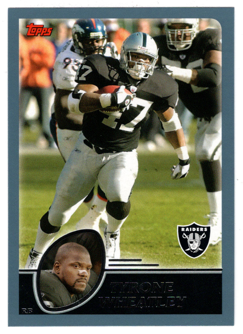 Tyrone Wheatley - Oakland Raiders (NFL Football Card) 2003 Topps # 84 Mint