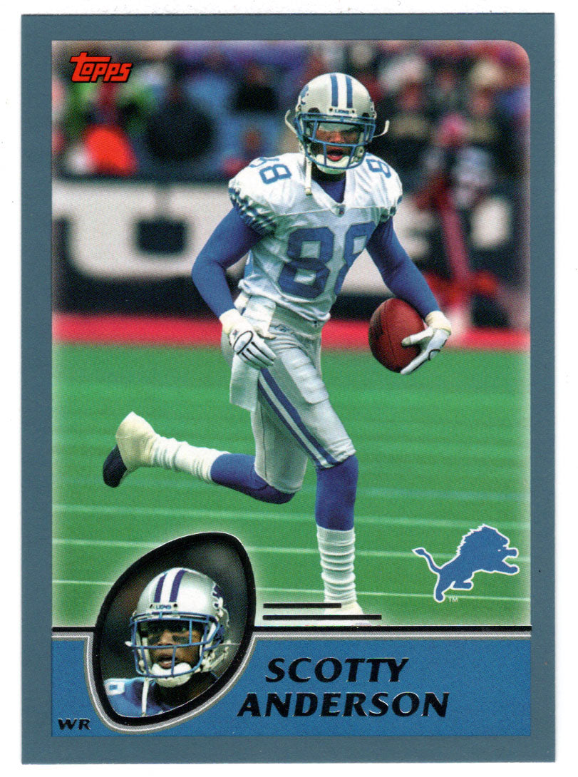 Scotty Anderson - Detroit Lions (NFL Football Card) 2003 Topps # 94 Mint