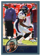 Ashley Lelie - Denver Broncos (NFL Football Card) 2003 Topps # 101 Mint