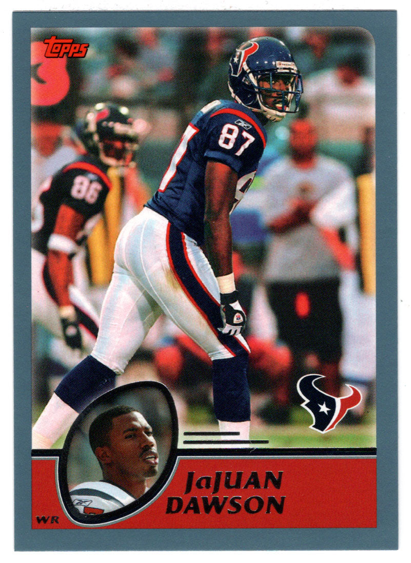 Jajuan Dawson - Houston Texans (NFL Football Card) 2003 Topps # 102 Mint
