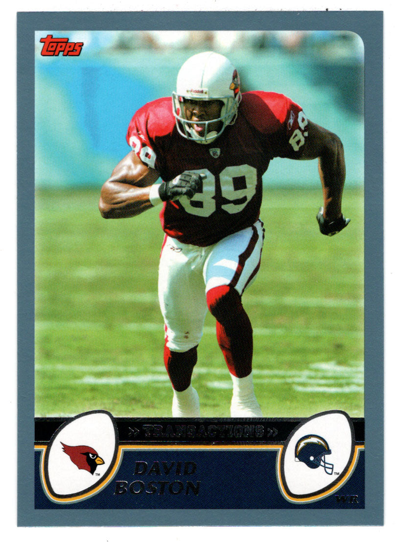 David Boston - San Diego Chargers (NFL Football Card) 2003 Topps # 124 Mint