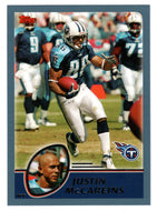Justin McCareins - Tennessee Titans (NFL Football Card) 2003 Topps # 155 Mint