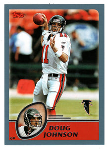 Doug Johnson - Atlanta Falcons (NFL Football Card) 2003 Topps # 161 Mint