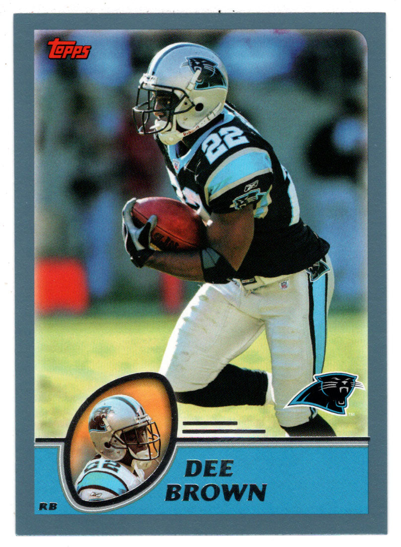 Dee Brown - Carolina Panthers (NFL Football Card) 2003 Topps # 163 Mint