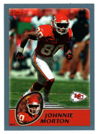 Johnnie Morton - Kansas City Chiefs (NFL Football Card) 2003 Topps # 166 Mint