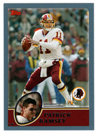 Patrick Ramsey - Washington Redskins (NFL Football Card) 2003 Topps # 172 Mint