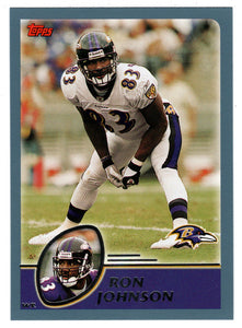 Ron Johnson - Baltimore Ravens (NFL Football Card) 2003 Topps # 182 Mint