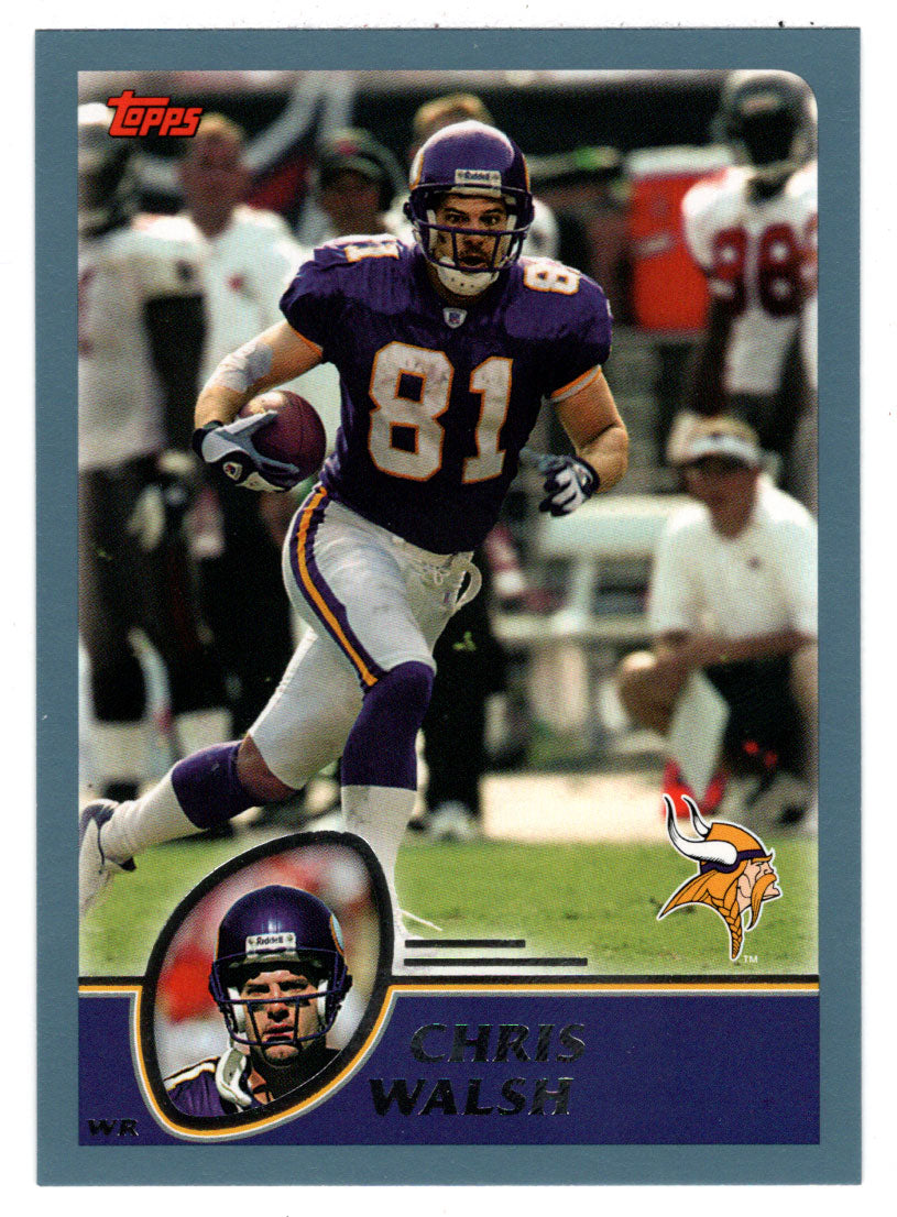 Chris Walsh - Minnesota Vikings (NFL Football Card) 2003 Topps # 192 Mint
