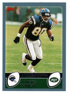 Curtis Conway - New York Jets (NFL Football Card) 2003 Topps # 195 Mint