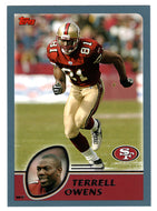 Terrell Owens - San Francisco 49ers (NFL Football Card) 2003 Topps # 200 Mint