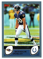 Brandon Stokley - Indianapolis Colts (NFL Football Card) 2003 Topps # 222 Mint