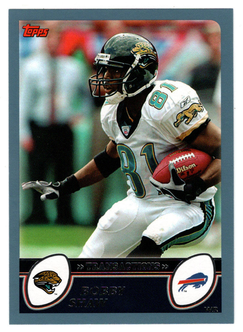 Bobby Shaw - Buffalo Bills (NFL Football Card) 2003 Topps # 229 Mint