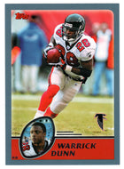 Warrick Dunn - Atlanta Falcons (NFL Football Card) 2003 Topps # 244 Mint
