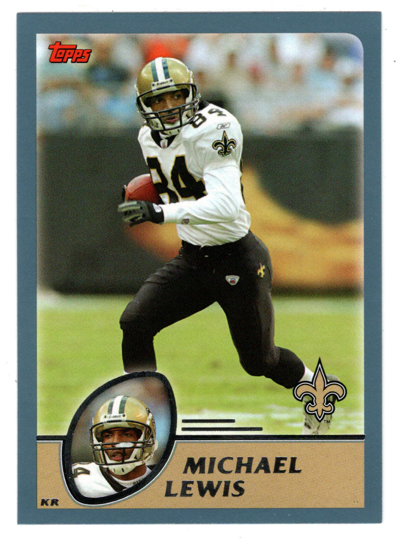 Michael Lewis - New Orleans Saints (NFL Football Card) 2003 Topps # 249 Mint