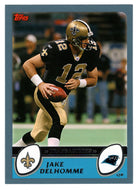Jake Delhomme - Carolina Panthers (NFL Football Card) 2003 Topps # 270 Mint